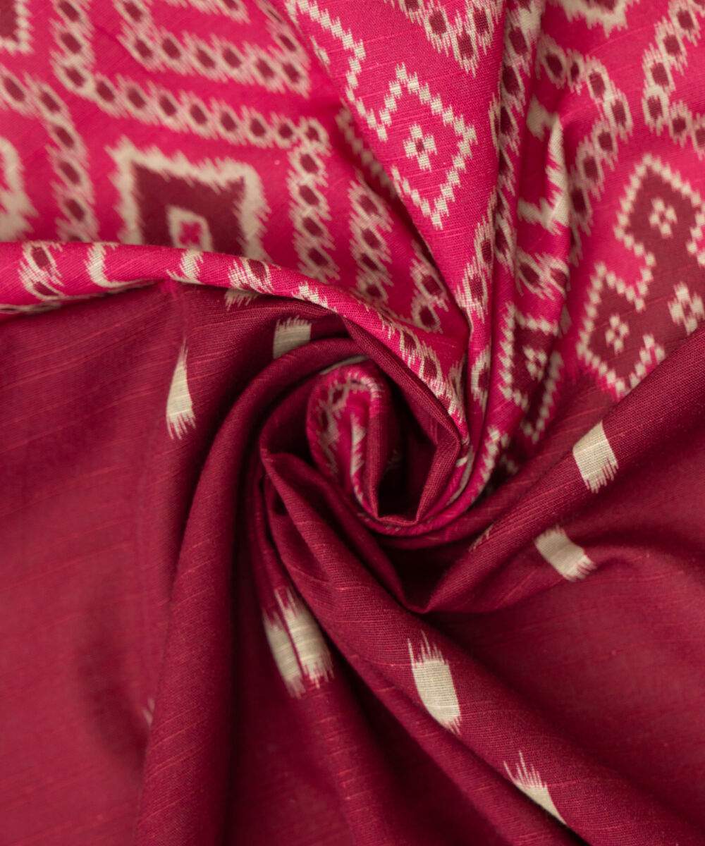 Light Khaddar Printed Pink Dupatta