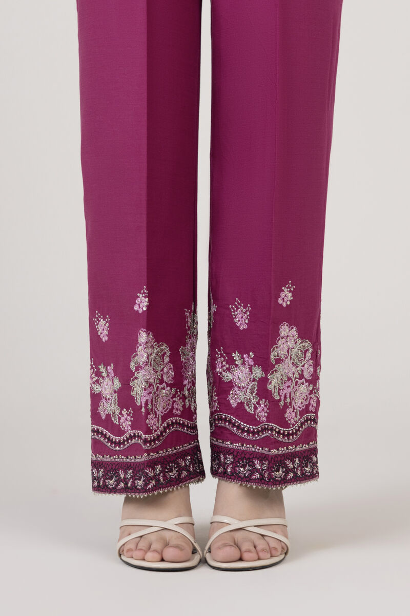 Embroidered Cotton Viscose Culottes