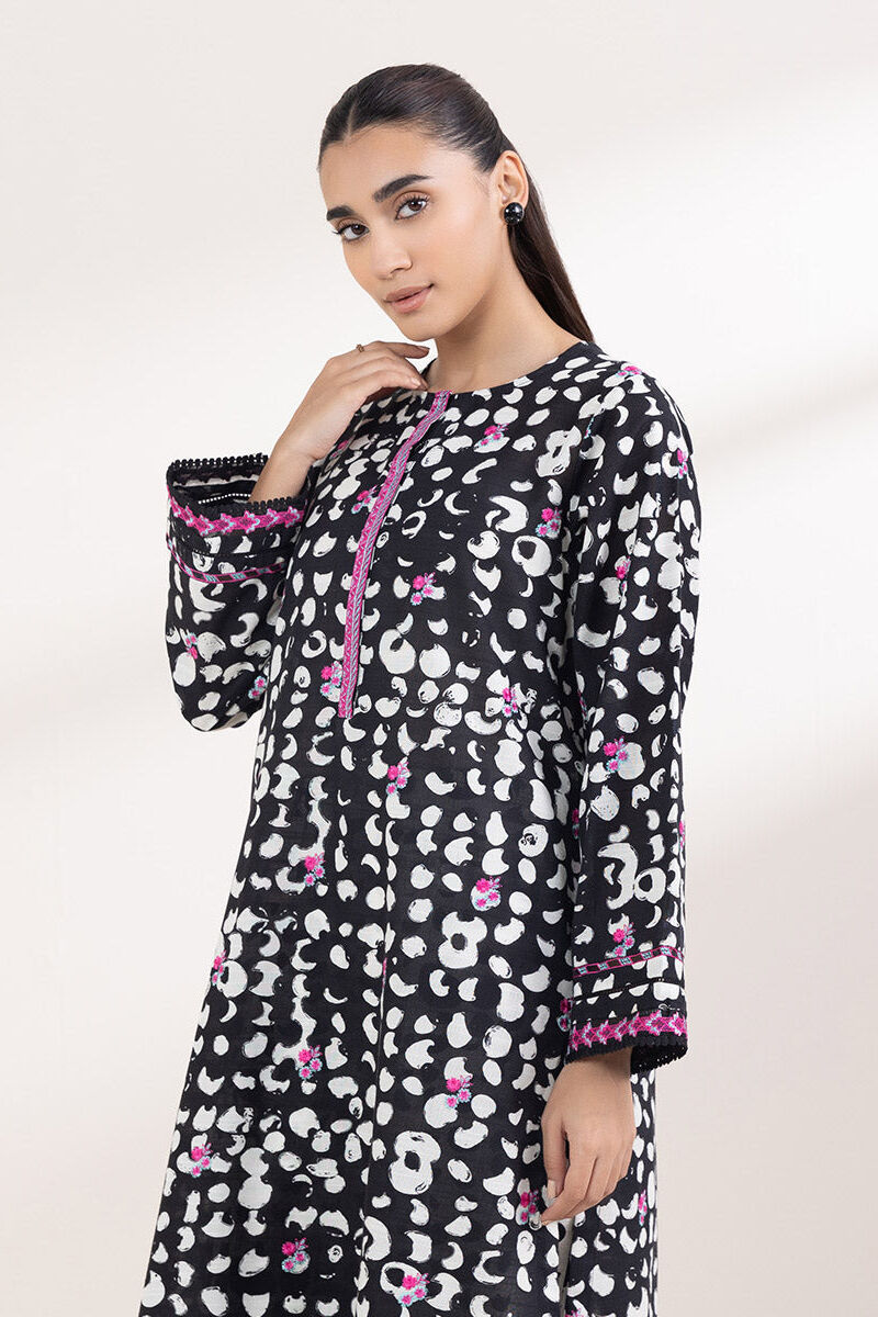 Embroidered Light Khaddar Shirt