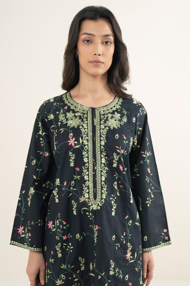 Embroidered Crosshatch Shirt