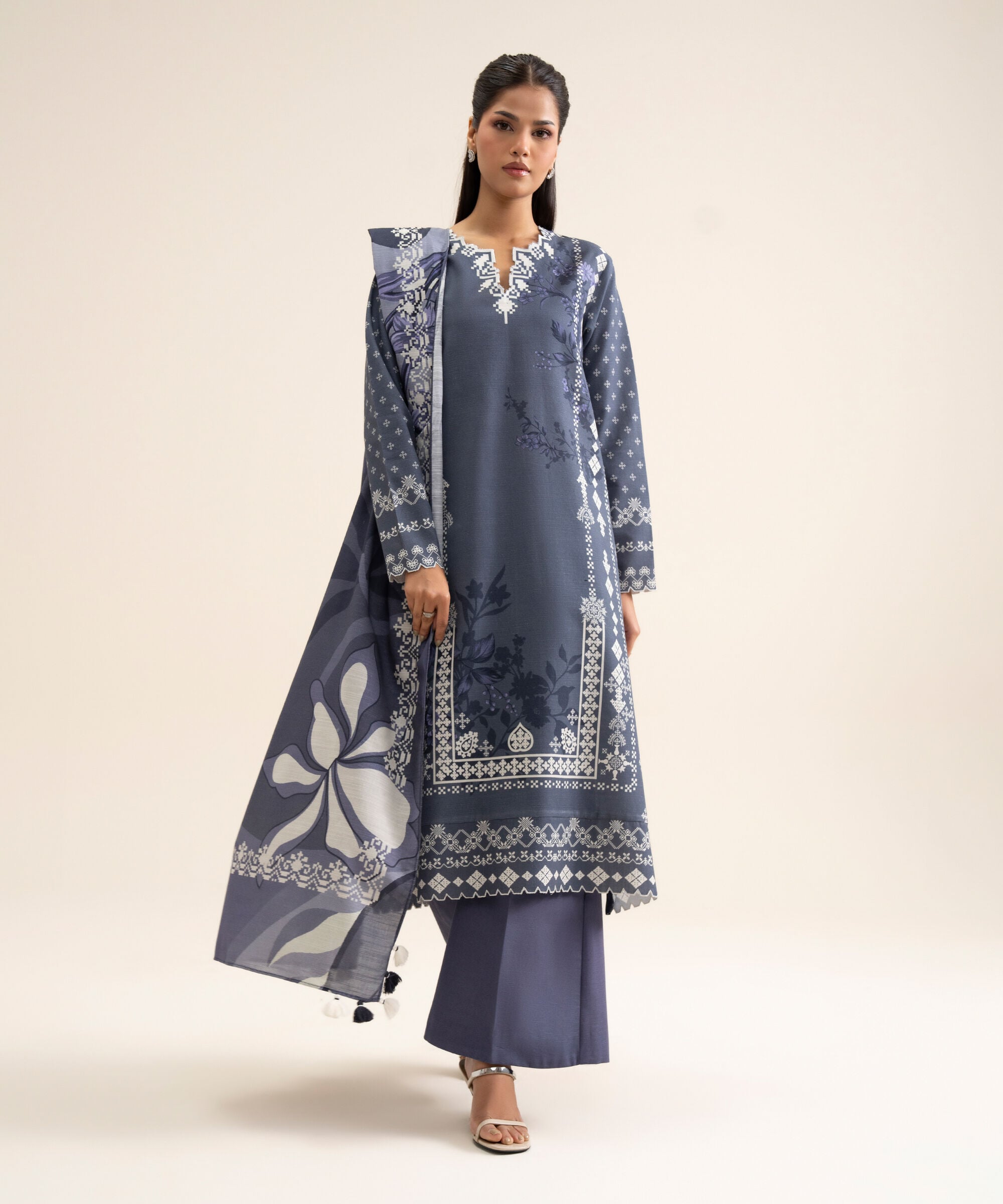 Unstitched 3 PC U3PDYS26V942