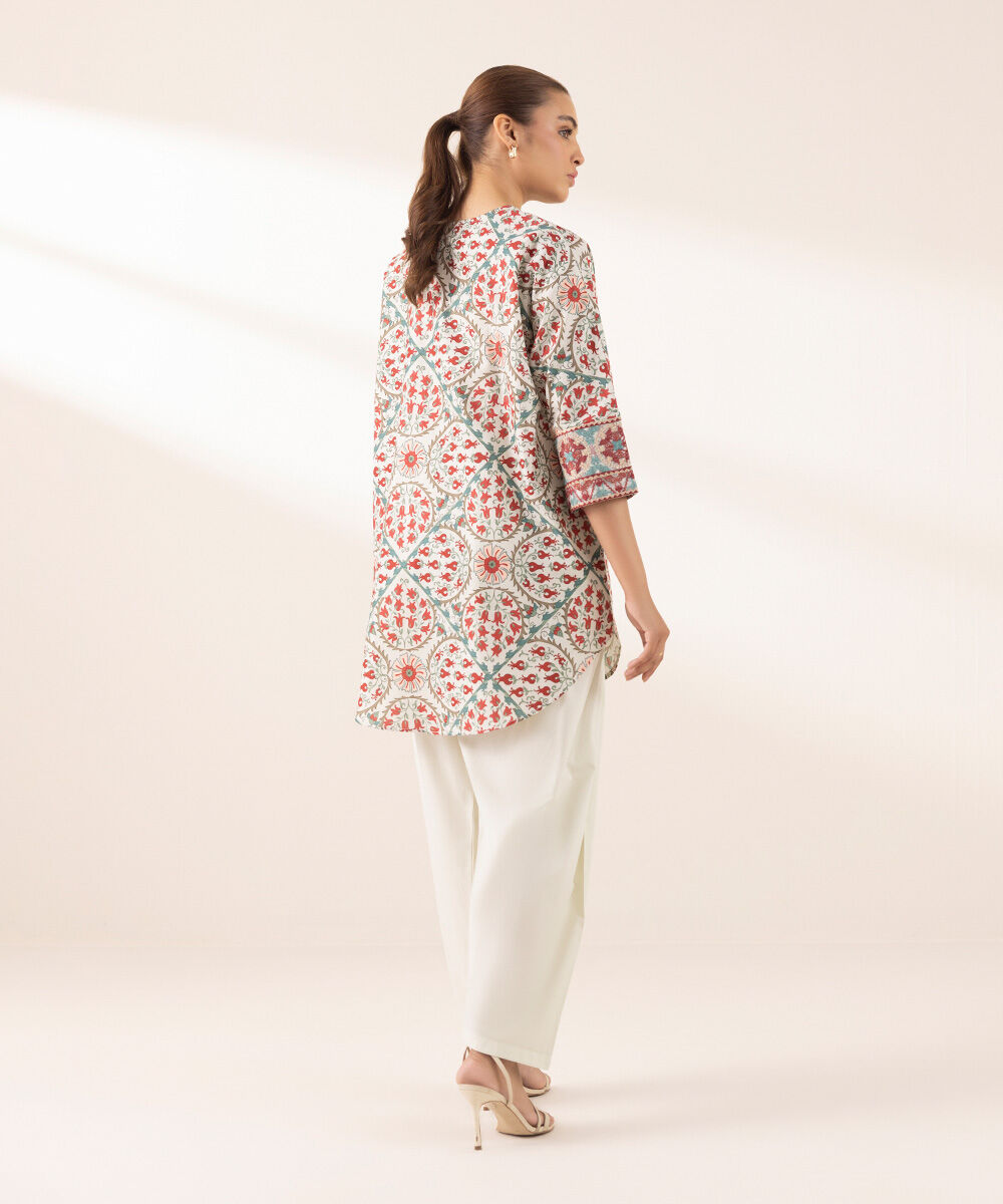 Woman - Multi Embroidered Cambric Shirt