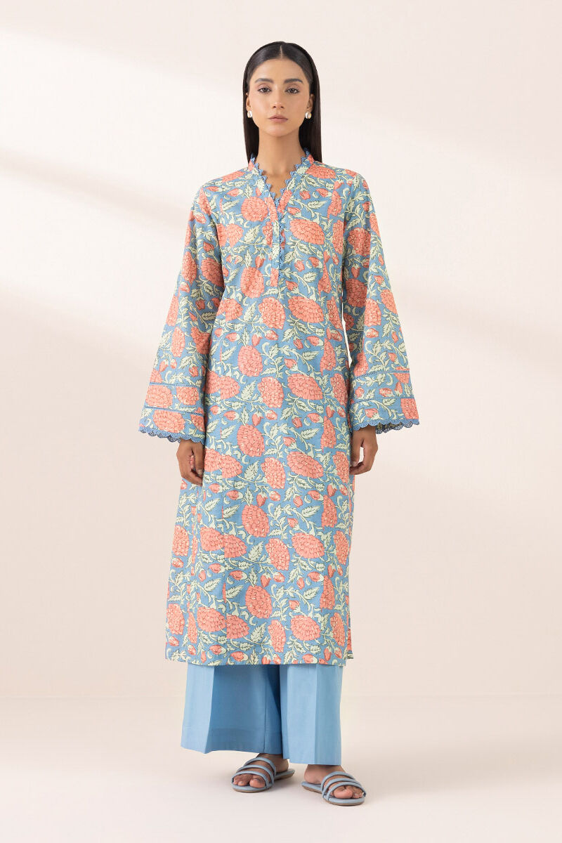 Printed Crosshatch Shirt