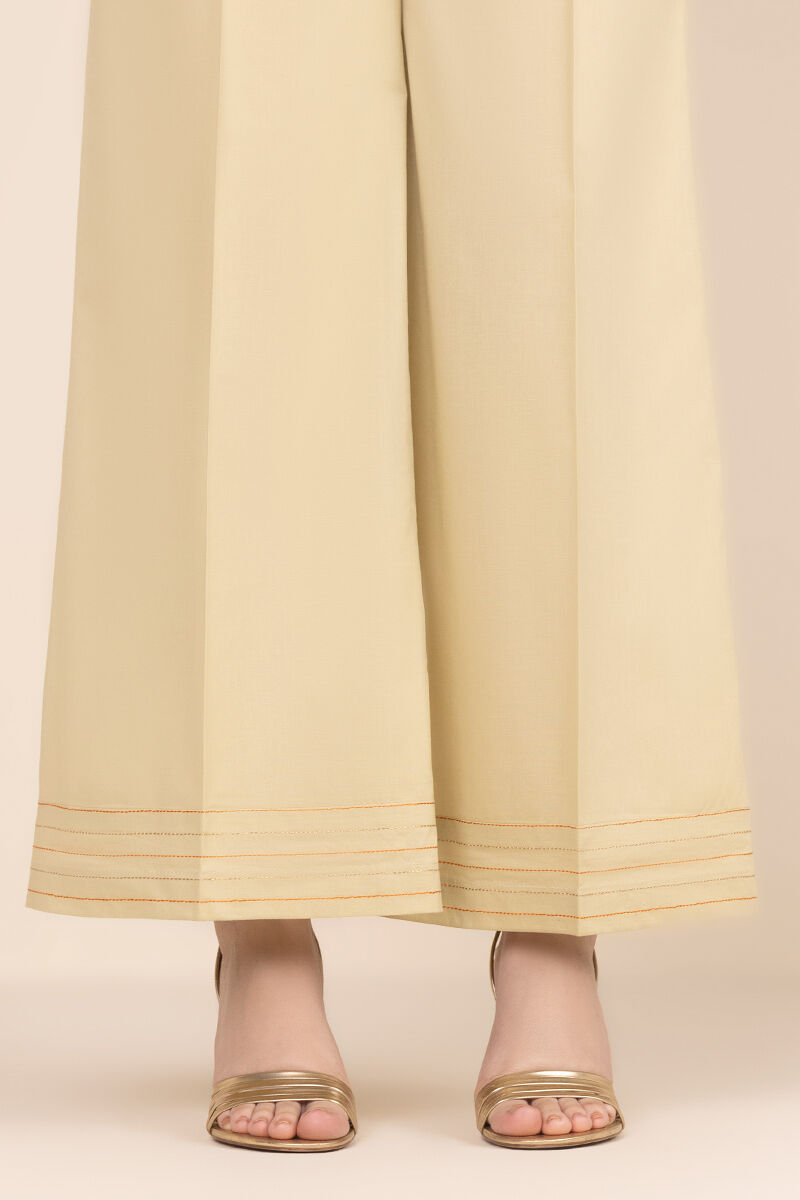 Solid Cambric Flared Pants