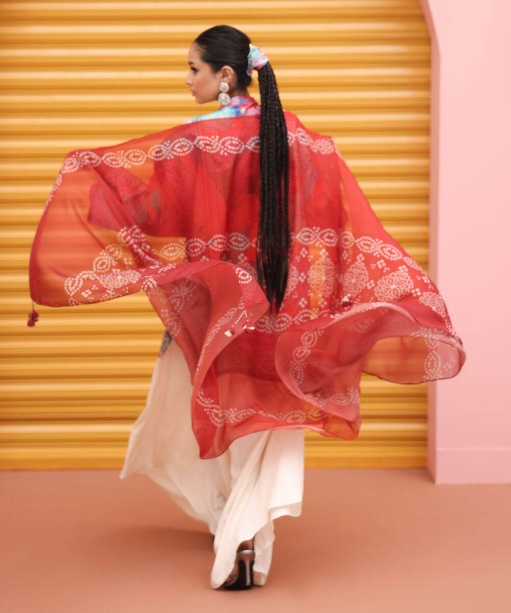 Women's Unstitched Lawn Printed Multi 2 Piece Suit