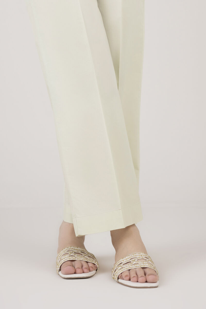 Solid Cambric Straight Pants