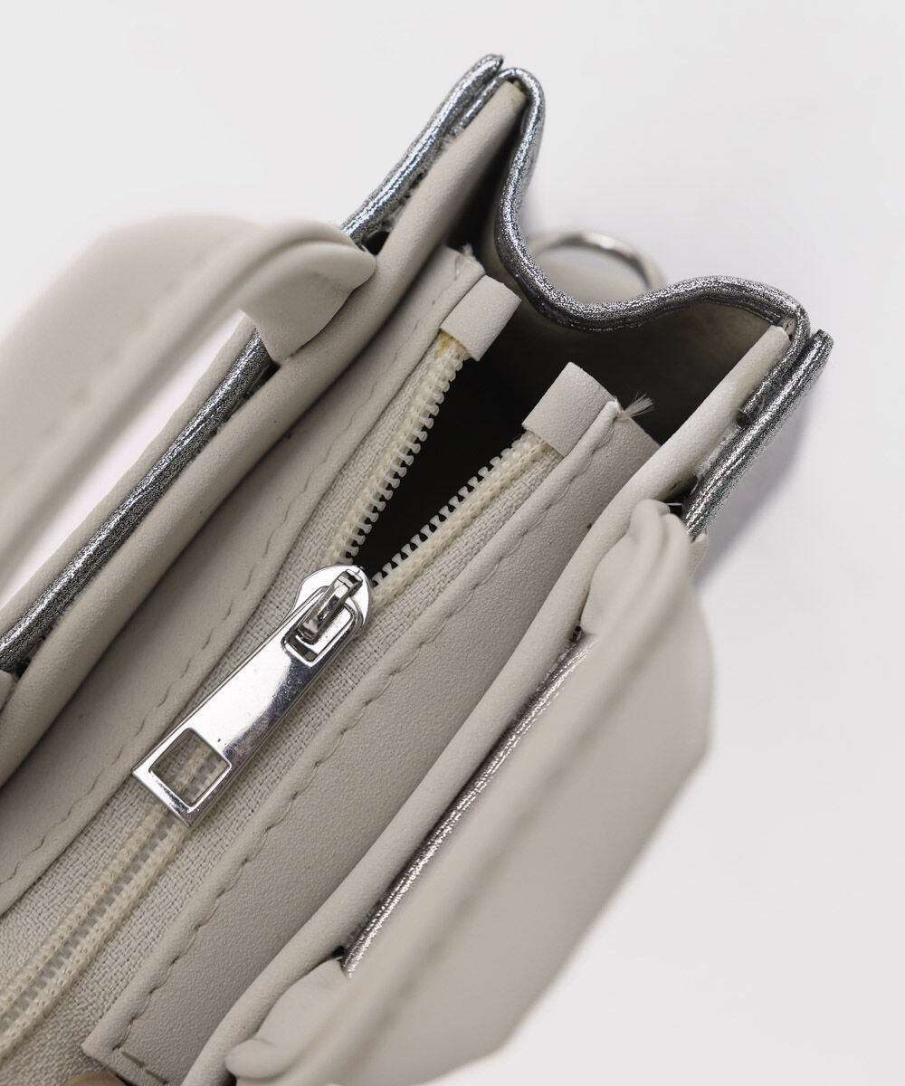Women's Silver Mini Bag