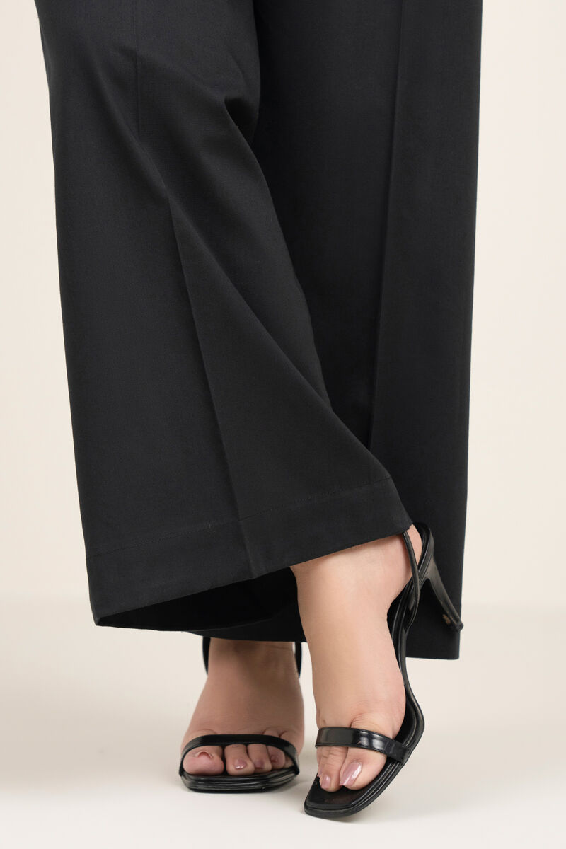 Solid Cambric Flared Pants