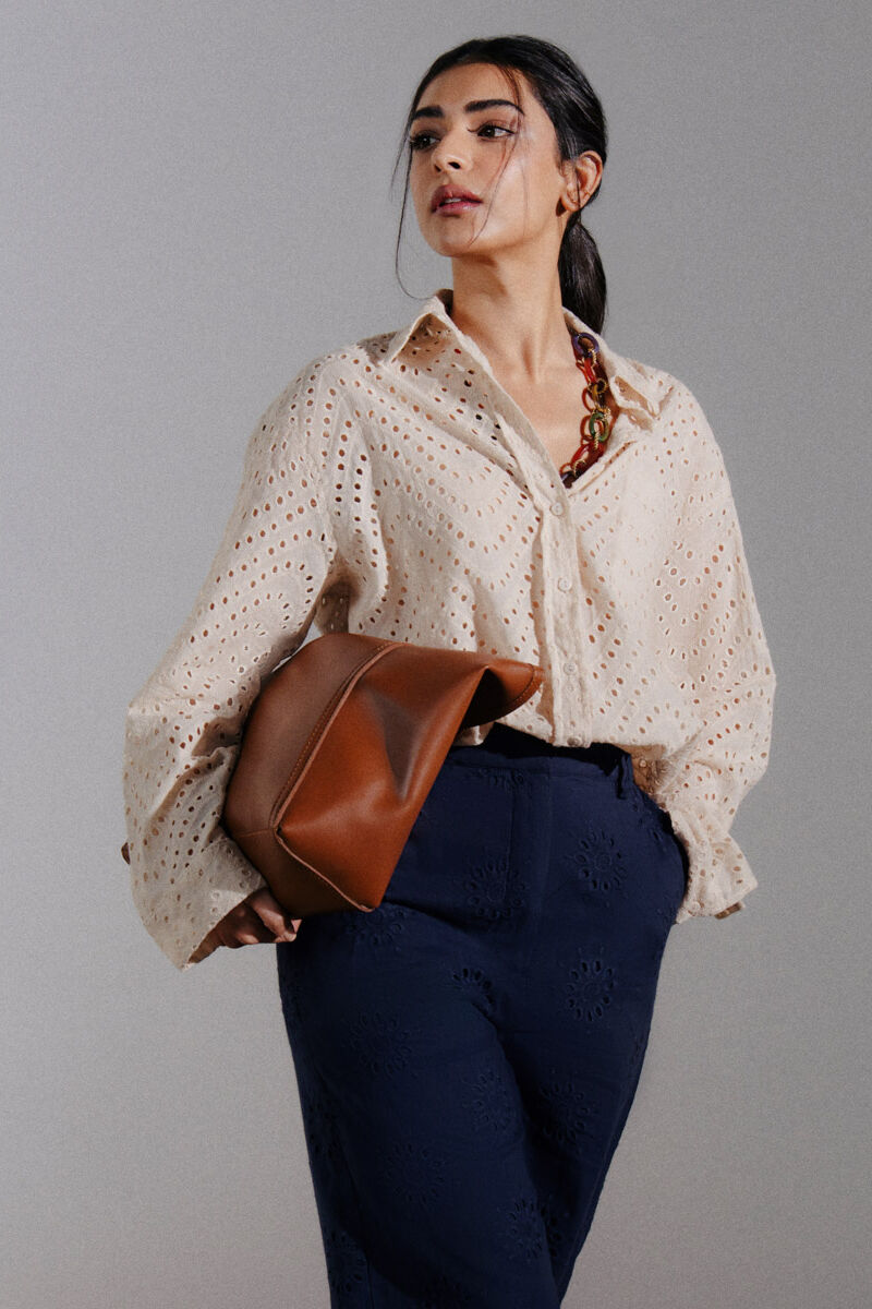 Embroidered Loose-Fit Shirt