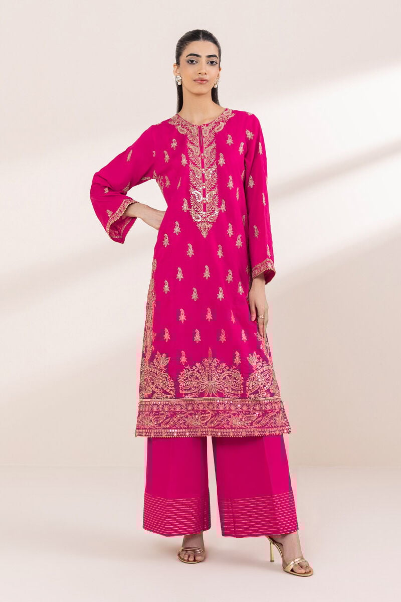 Embroidered Cotton Jacquard Shirt