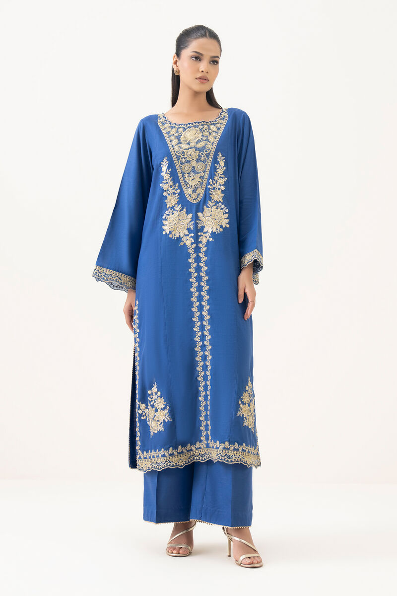 Embroidered Cotton Viscose Shirt