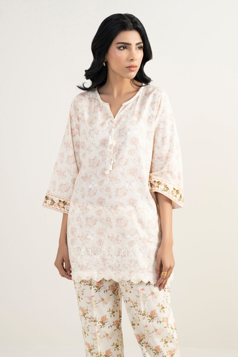 Embroidered Dobby Shirt