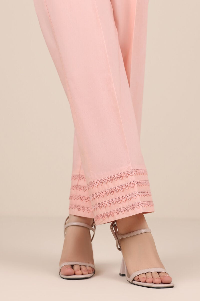 Solid Cambric Straight Pants