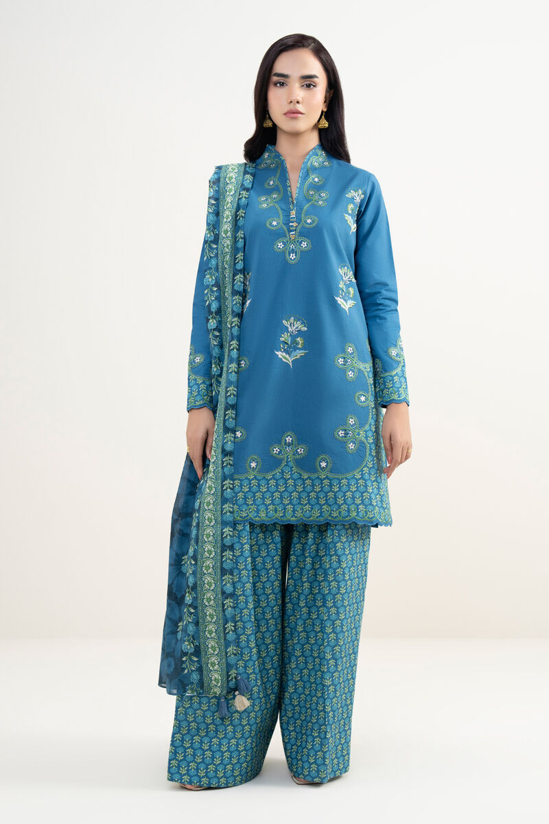 3 Piece - Embroidered Lawn Suit