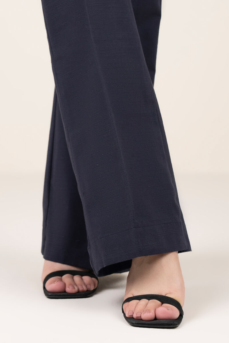 Solid Khaddar Straight Pants