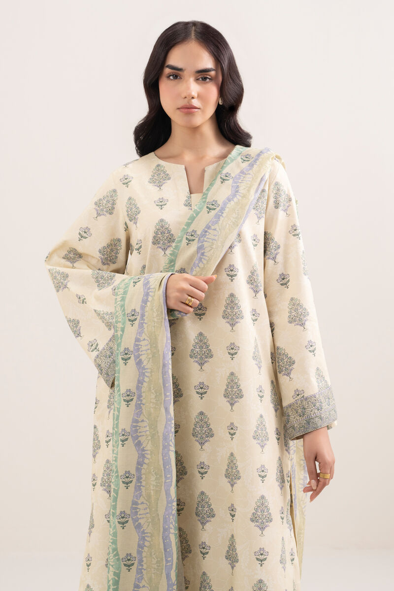 3 Piece - Printed Lawn Suit