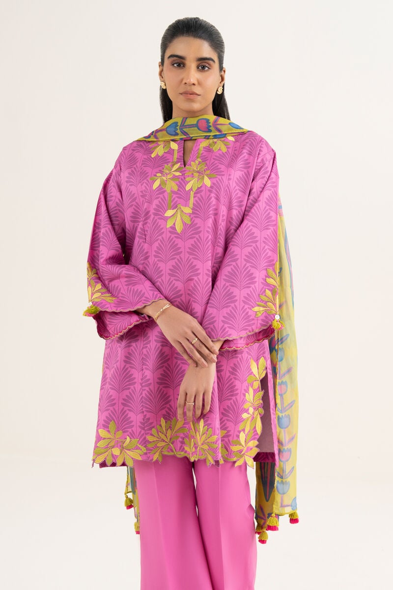 3 Piece - Embroidered Lawn Suit