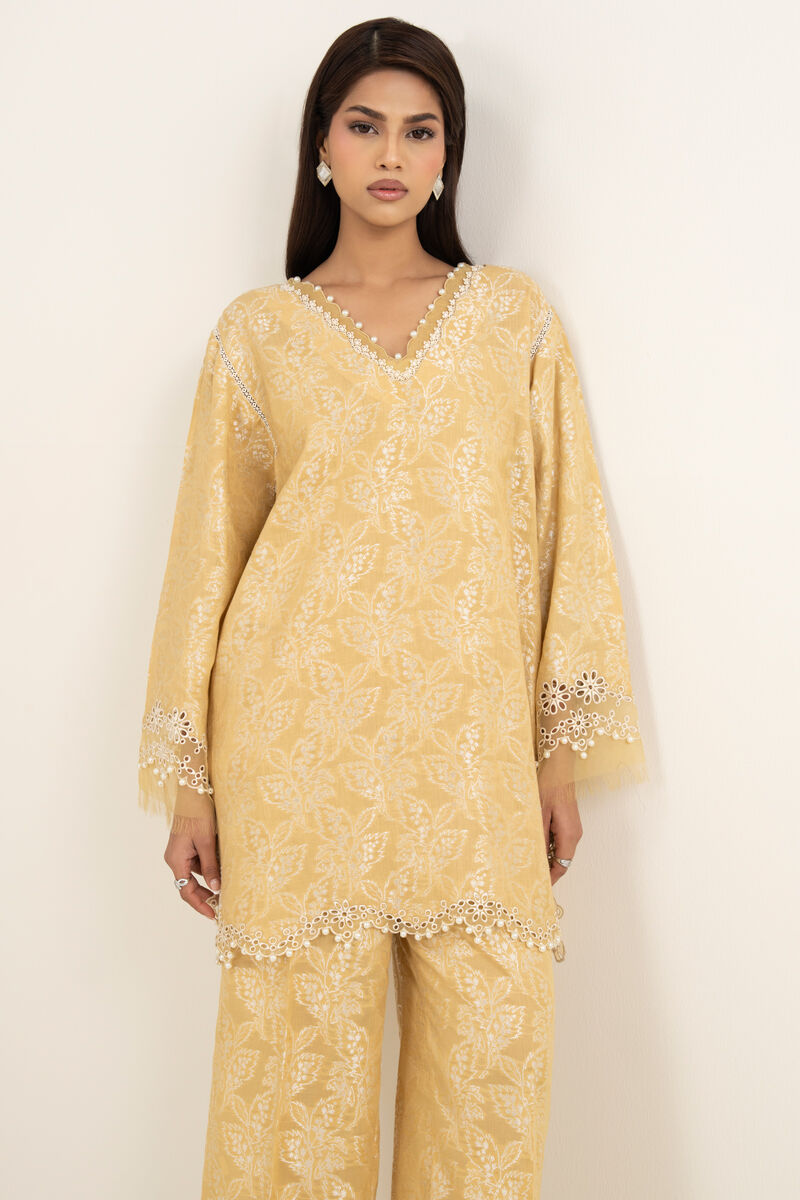 2 Piece - Embroidered Zari Jacquard Suit