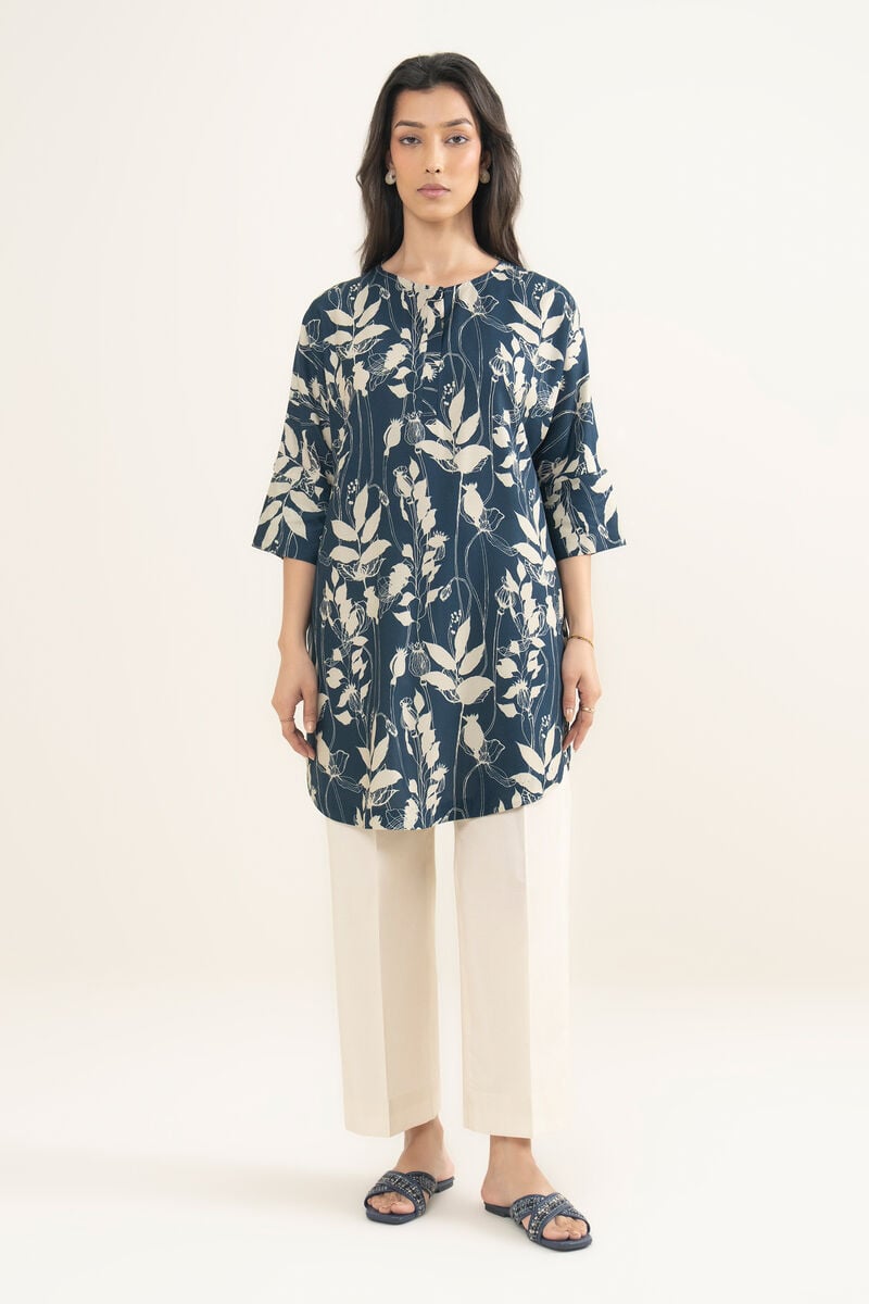 Printed Arabic Cambric Shirt