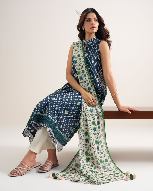 2 Piece - Embroidered Lawn Suit