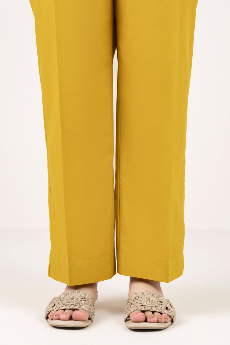 Solid Cambric Straight Pants