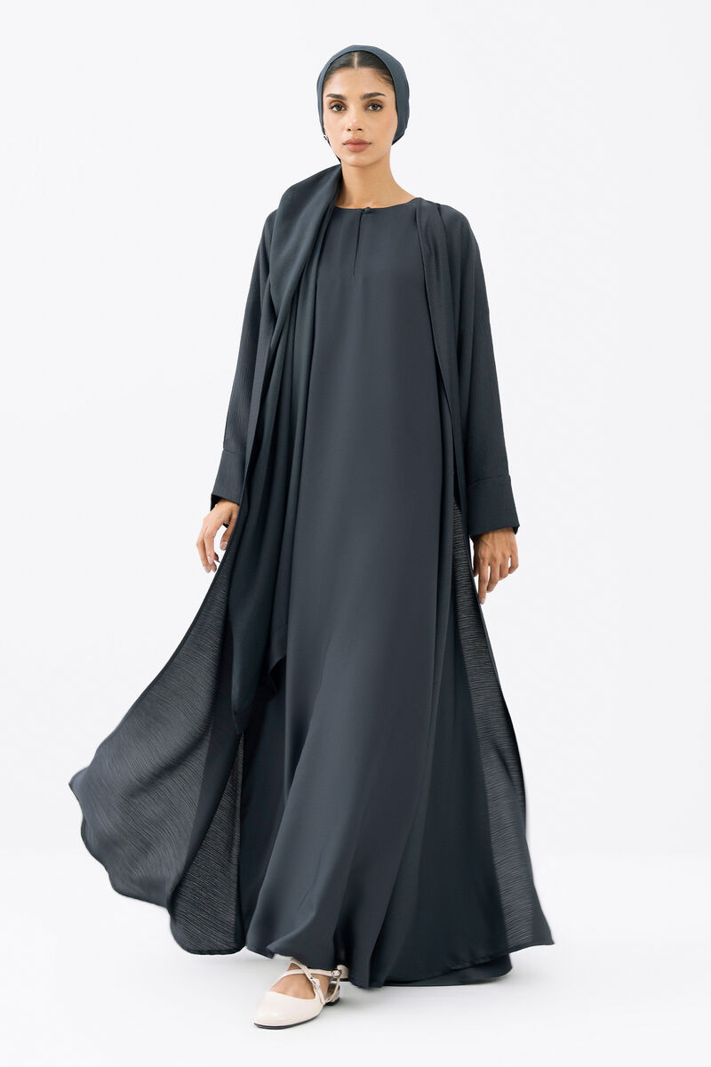 Double Layered Abaya Set