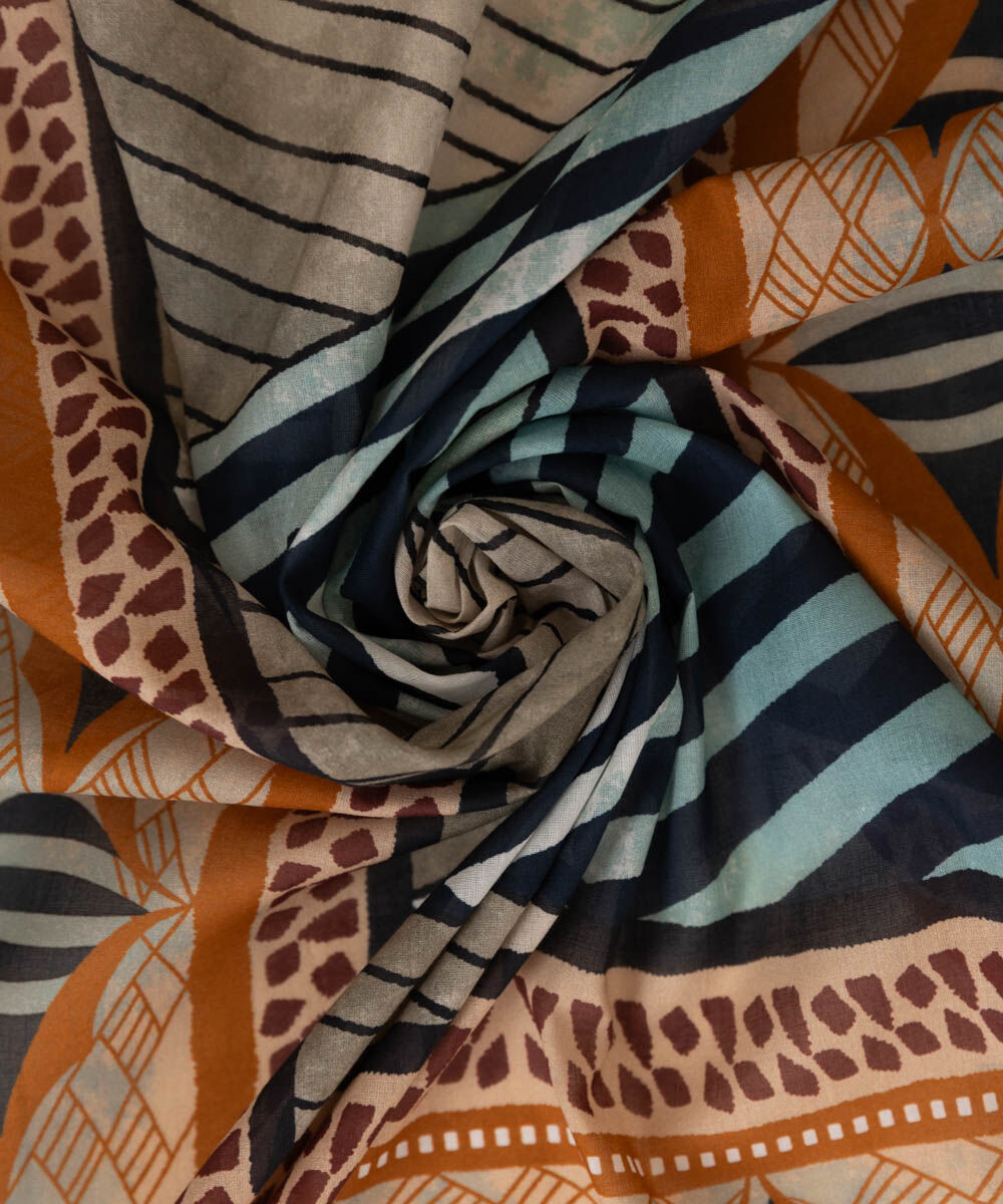 Fine Voile Multi Printed Dupatta