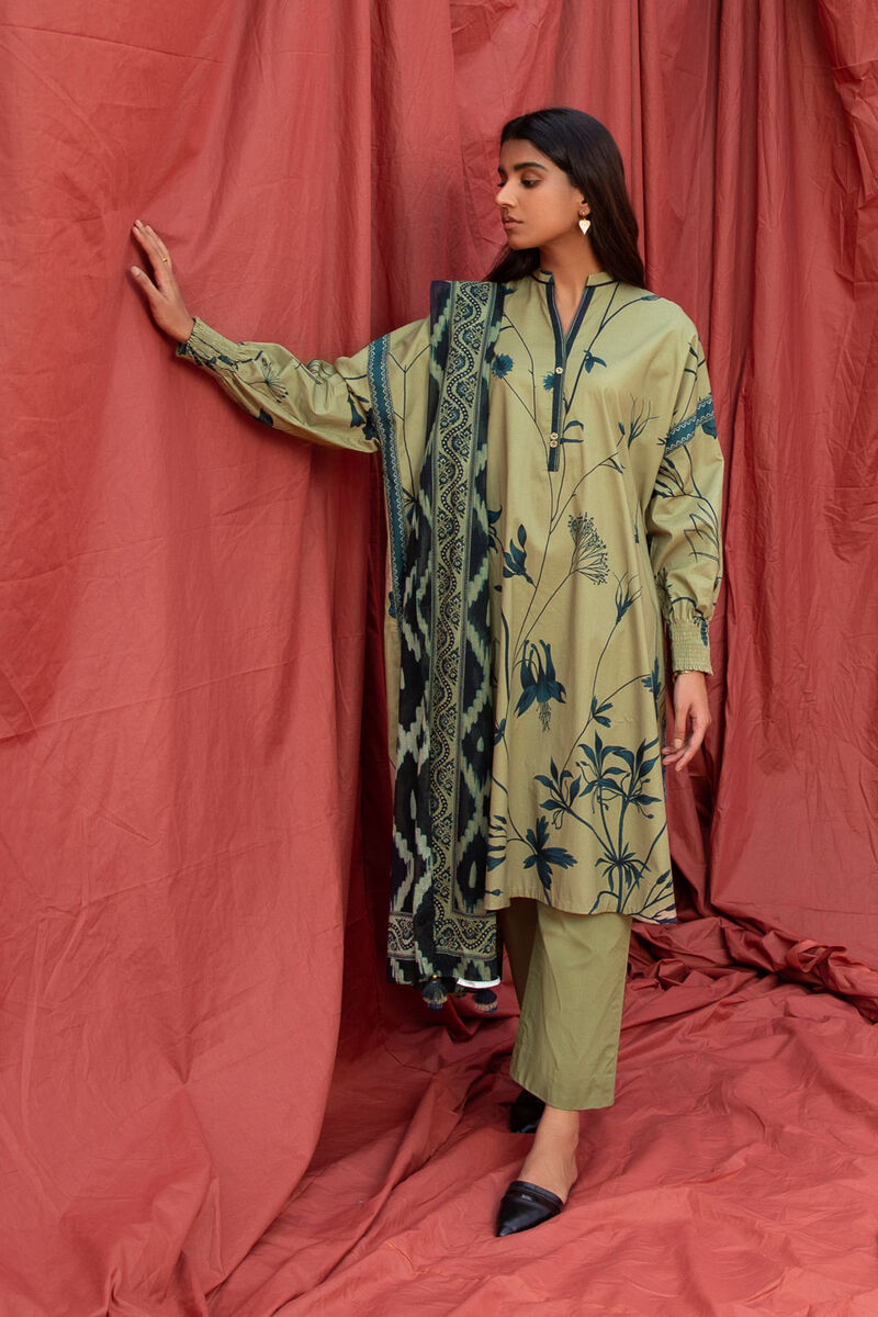 3 Piece - Printed Lawn Suit