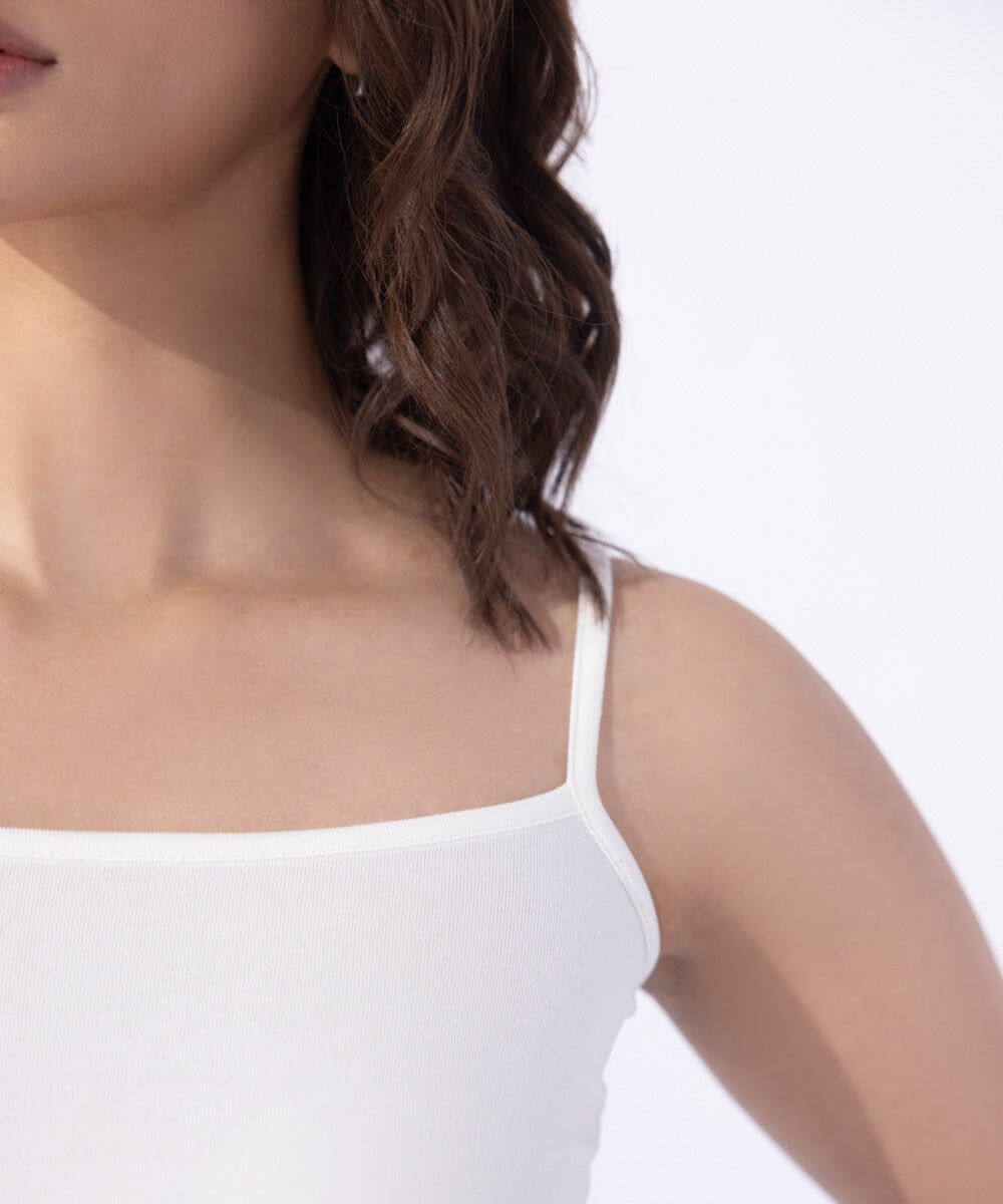 Women's Western Wear White Tank Top