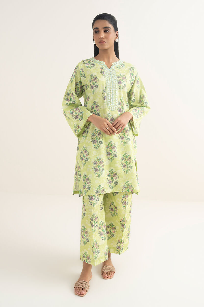 Embroidered Light Khaddar Shirt