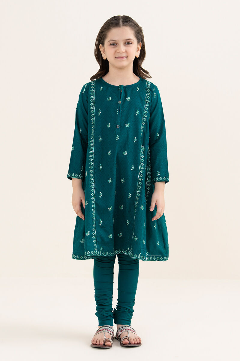 Embroidered Cotton Jacquard Suit