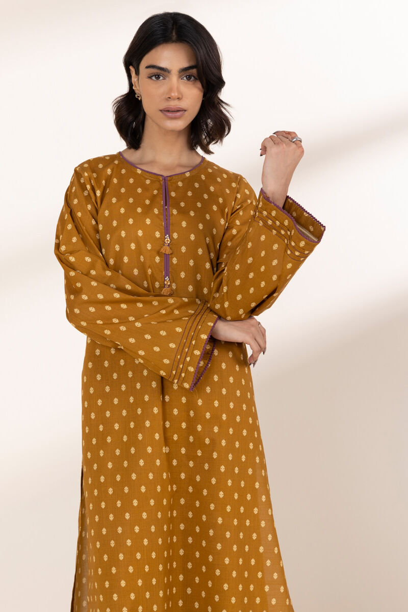 Printed Crosshatch Shirt