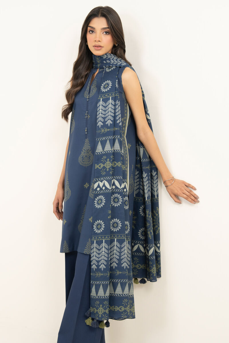 3 Piece - Printed Lawn Suit