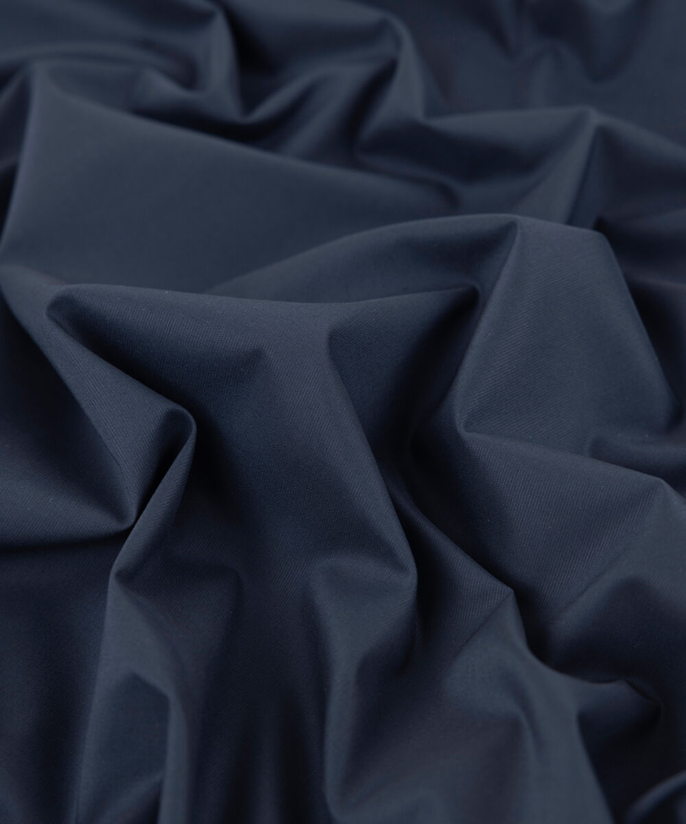 Men's Unstitched 2-Piece Premium Cotton Dobby Navy Suit