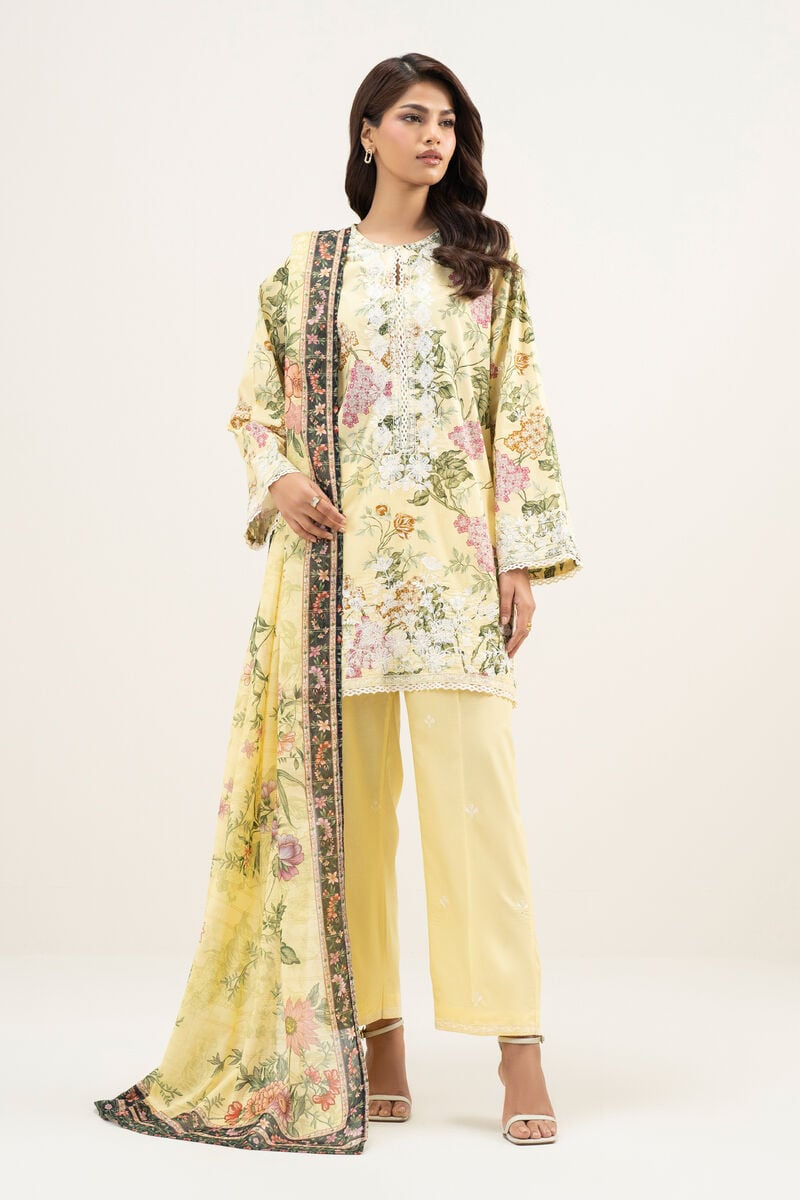3 Piece - Embroidered Lawn Suit