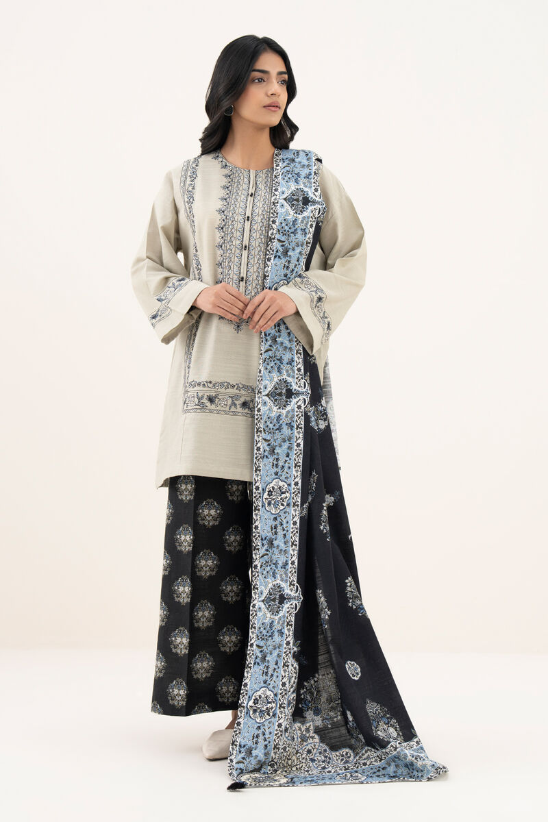 Printed Khaddar Dupatta