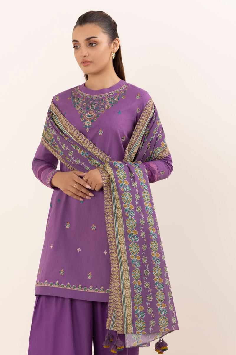 3 Piece - Embroidered Lawn Suit