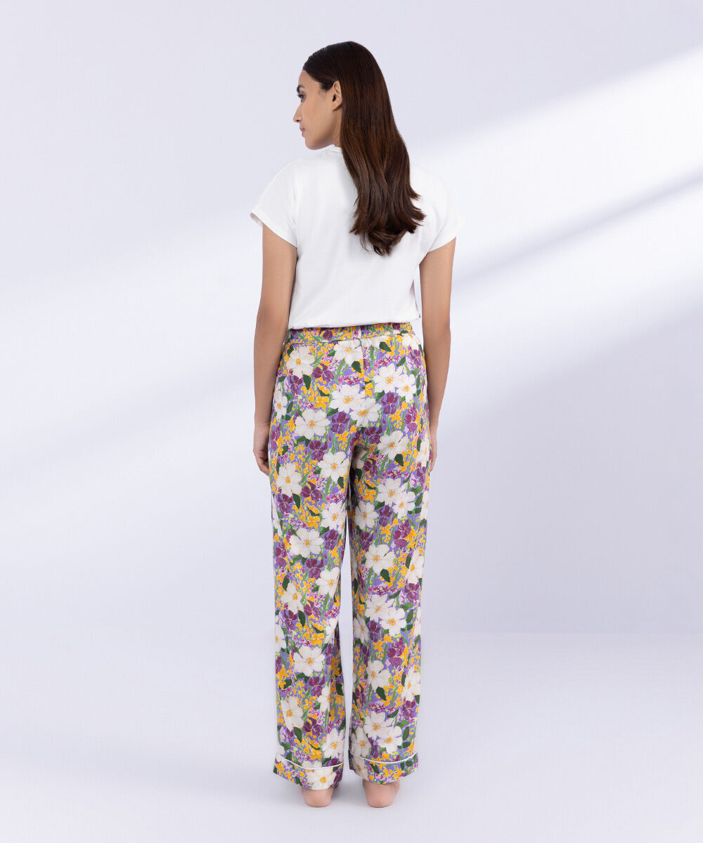 Woman - Multi Printed Viscose Trousers