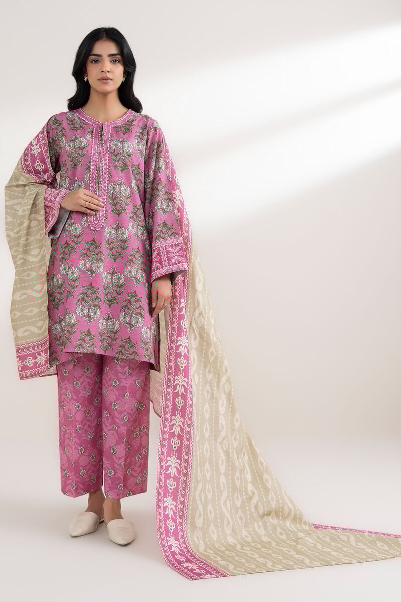 Printed Light Khaddar Dupatta