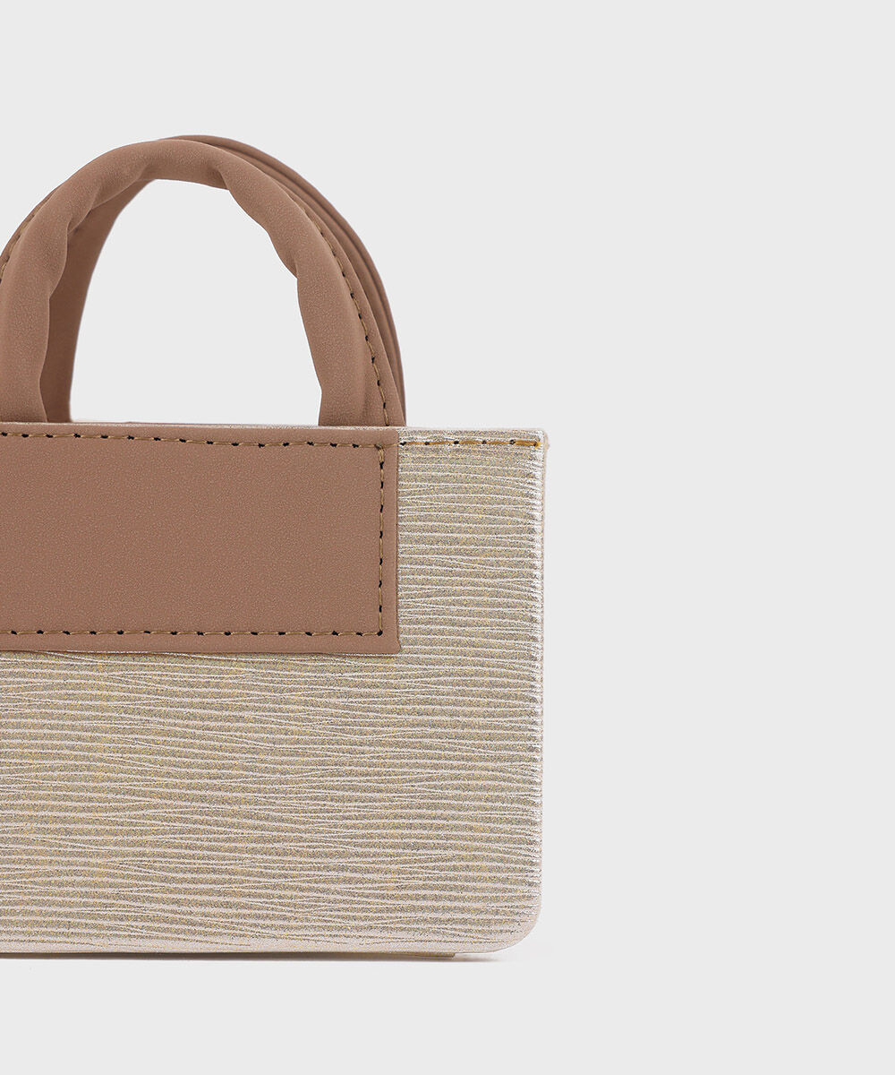 Women's Gold Mini Bag