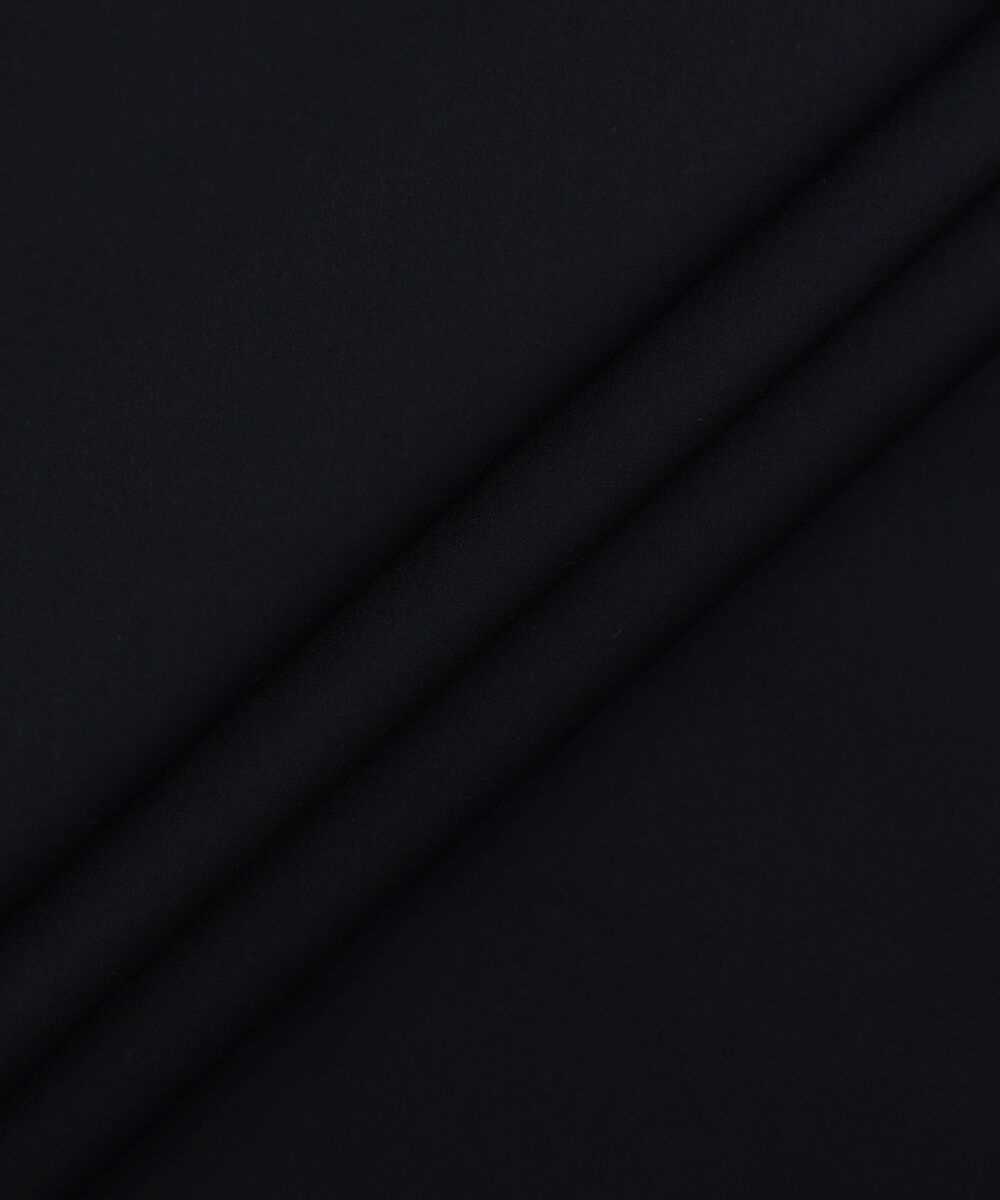 Men Unstitched Cotton Black Full Suit Fabric