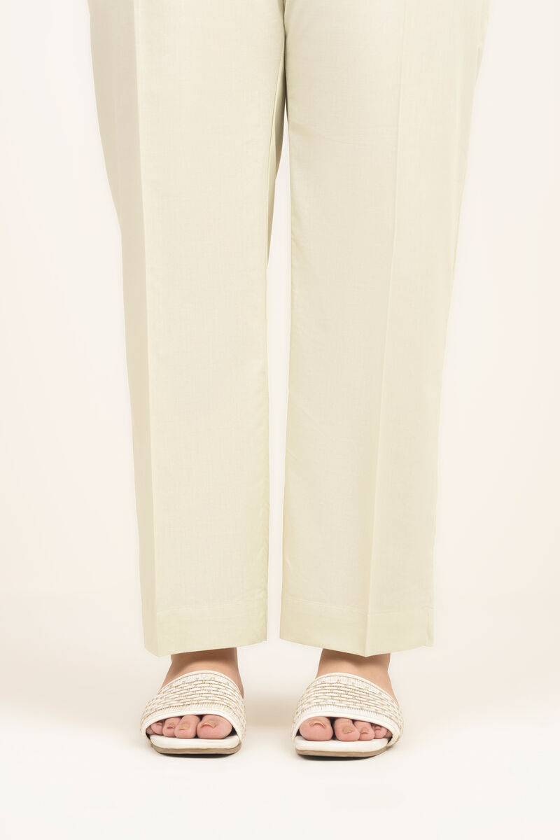 Solid Lawn Straight Pants