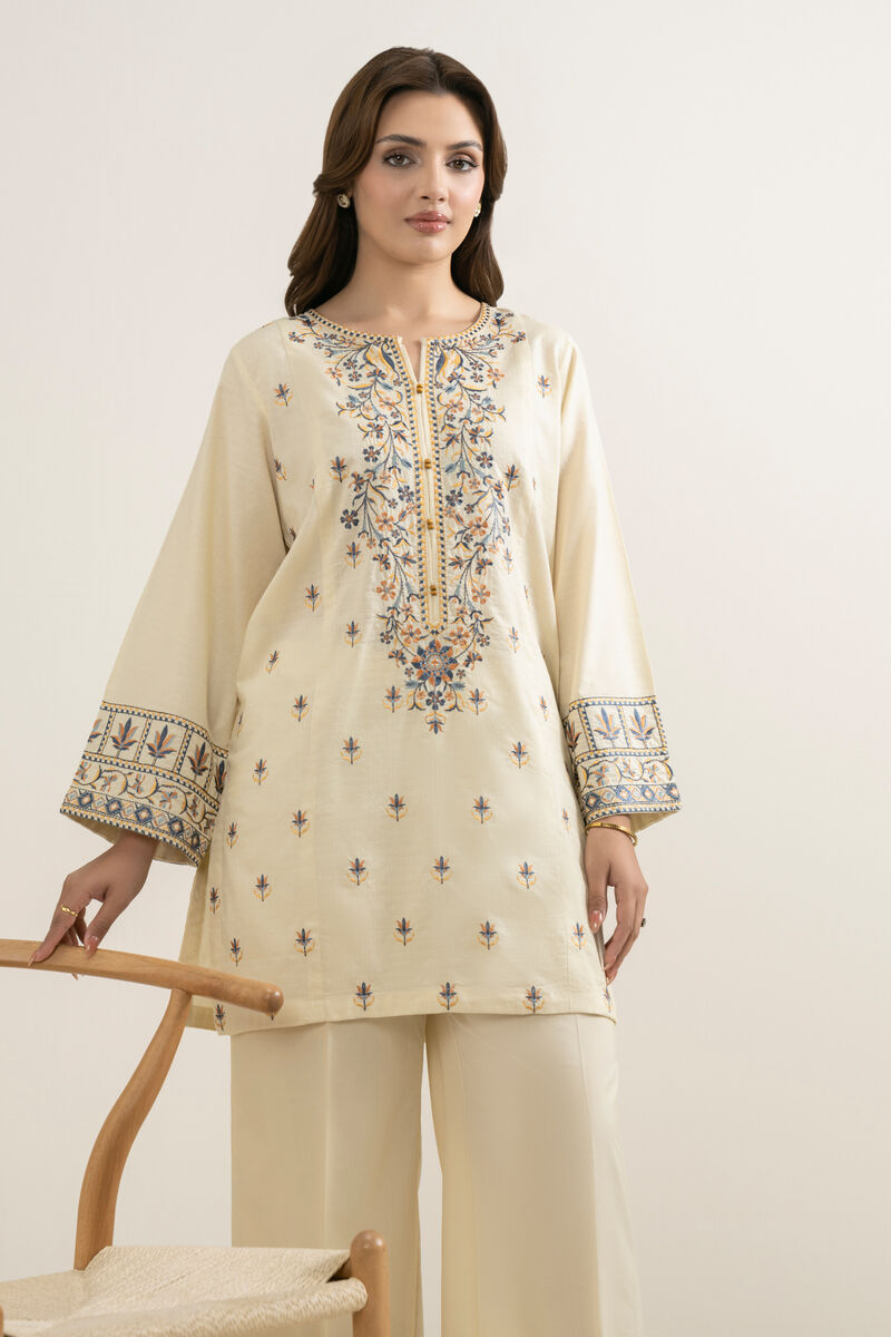 Embroidered Dobby Shirt