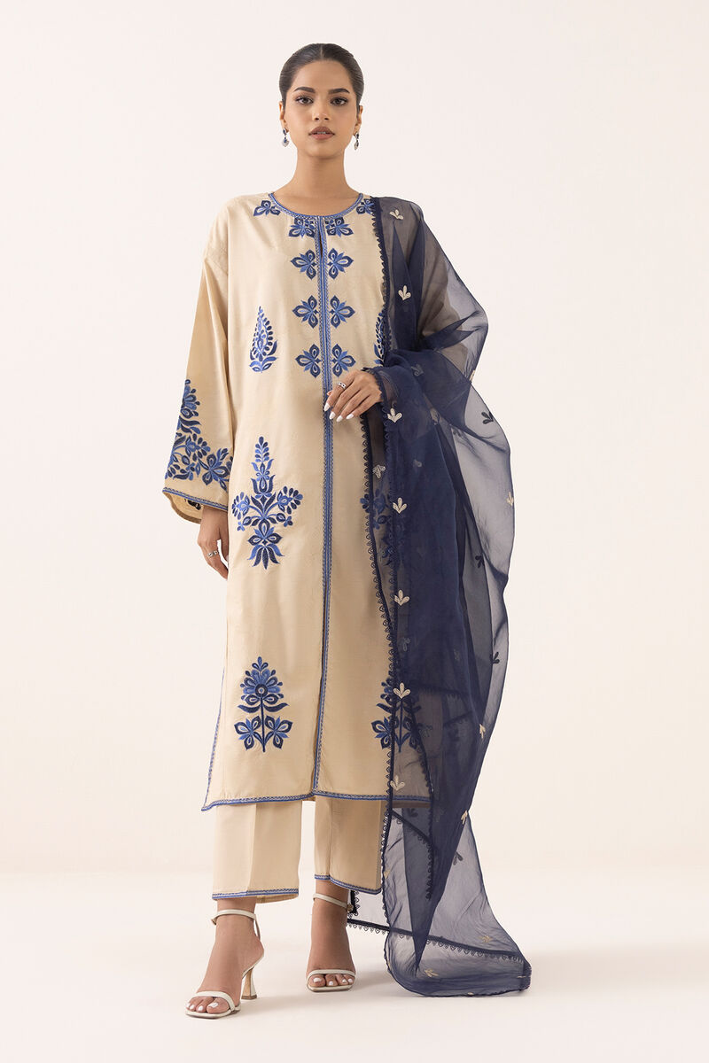 Embroidered Organza Dupatta