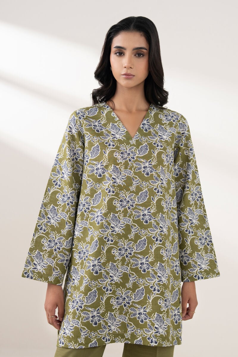 2 Piece - Printed Khaddar Suit