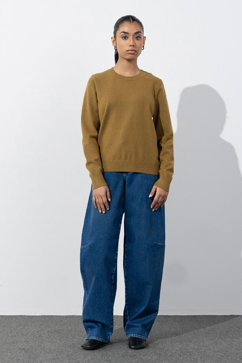 Slim-Fit Knit Sweater