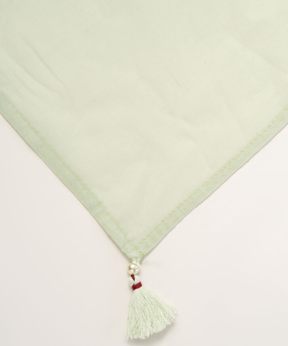 Lawn Solid Green Dupatta