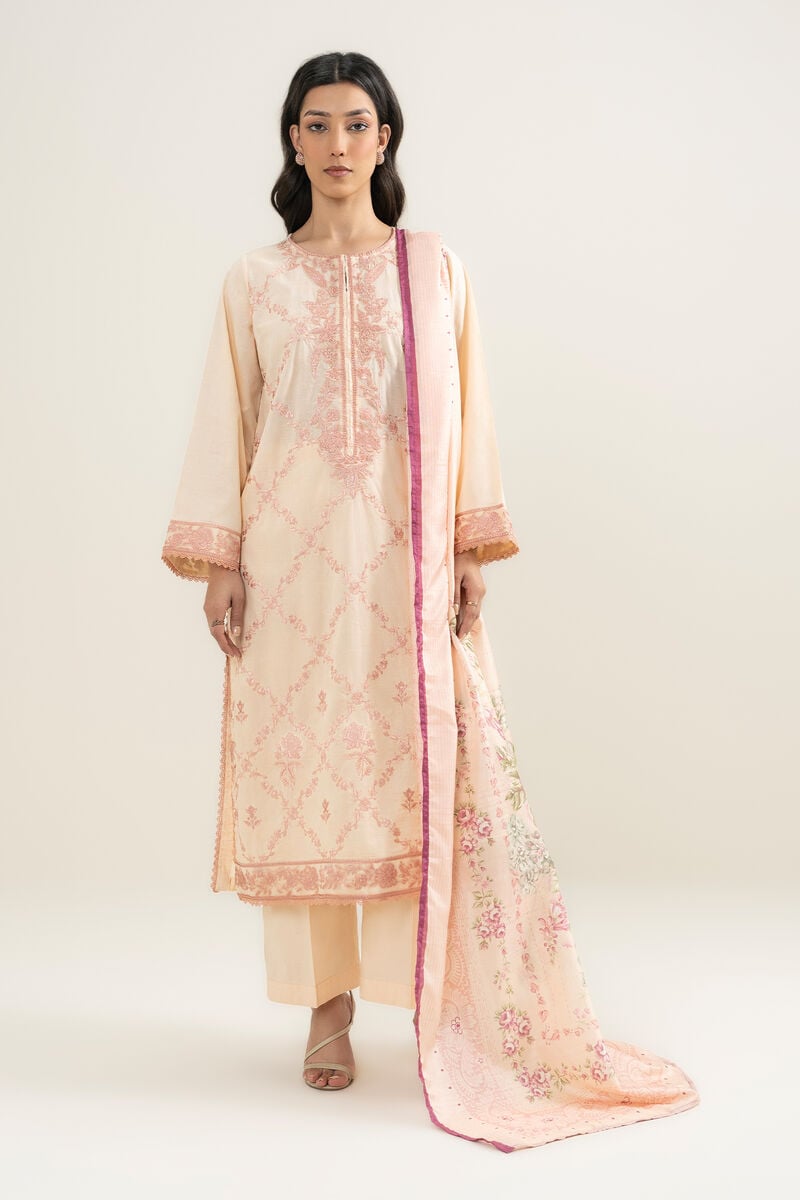 Printed Tussar Silk Dupatta