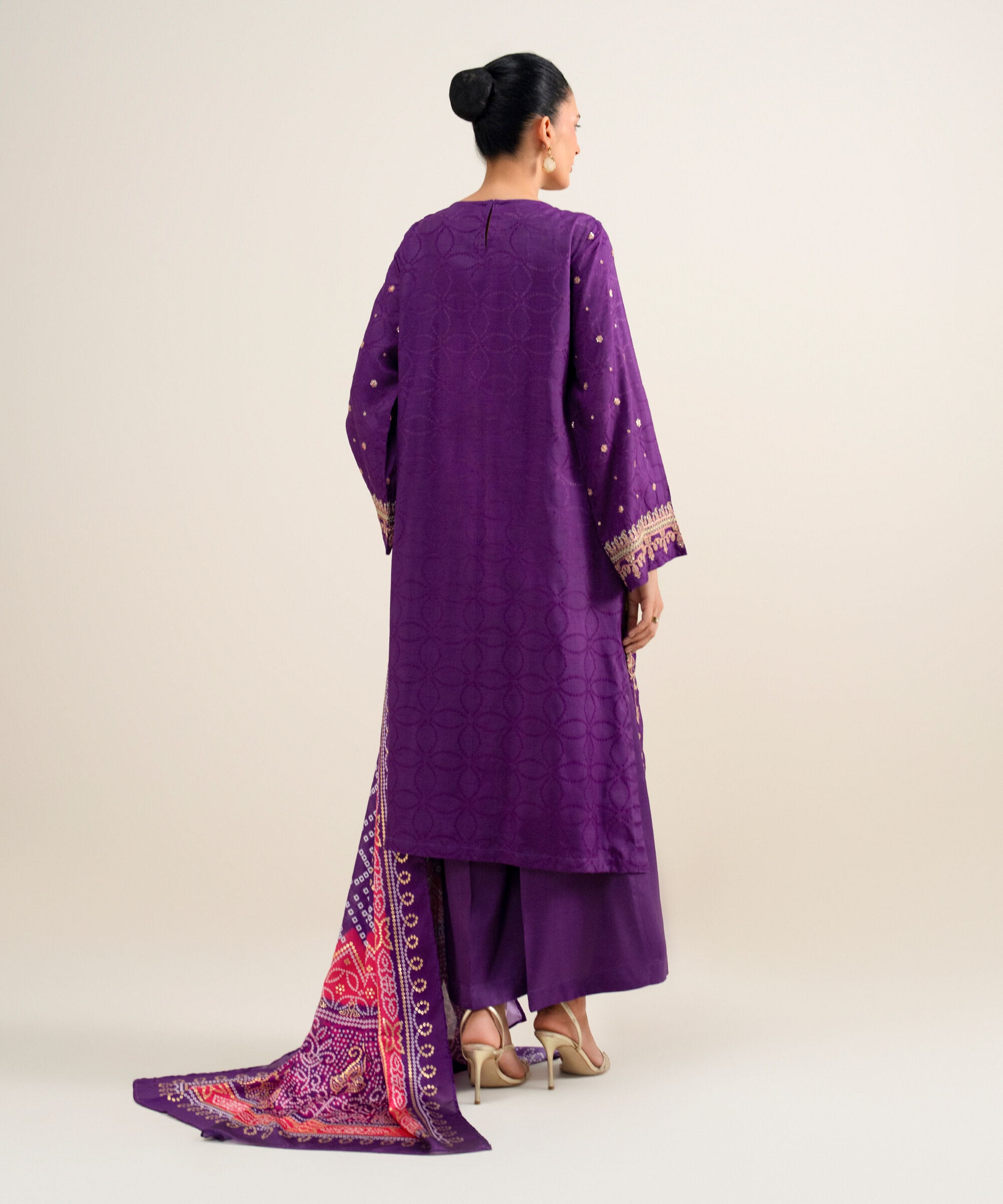 Unstitched 3 Pc Silk Jacquard 03FELX25V61B