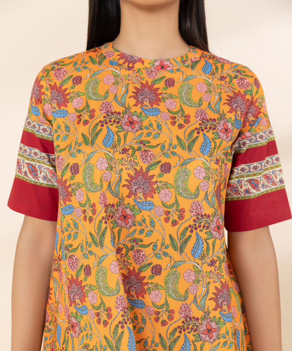 Women's Unstitched Lawn Embroidered Multi Shirt